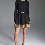 Classic black mini dress