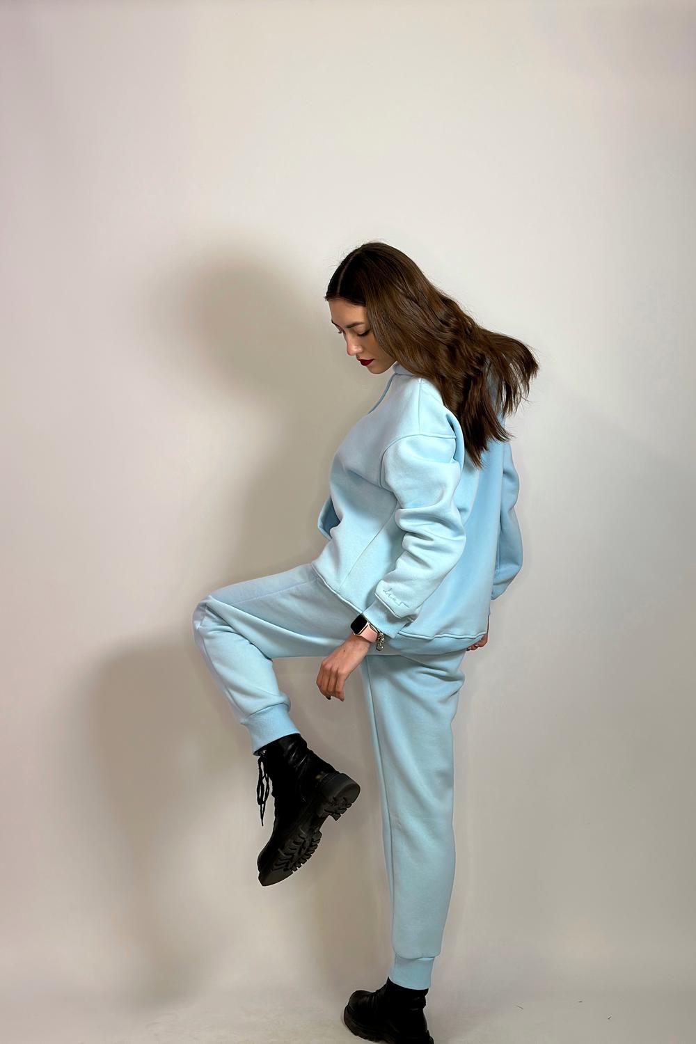 Suit women's warm on fleece blue JK3005 DIAS