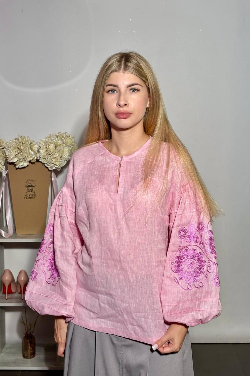 Women's embroidery design pink
