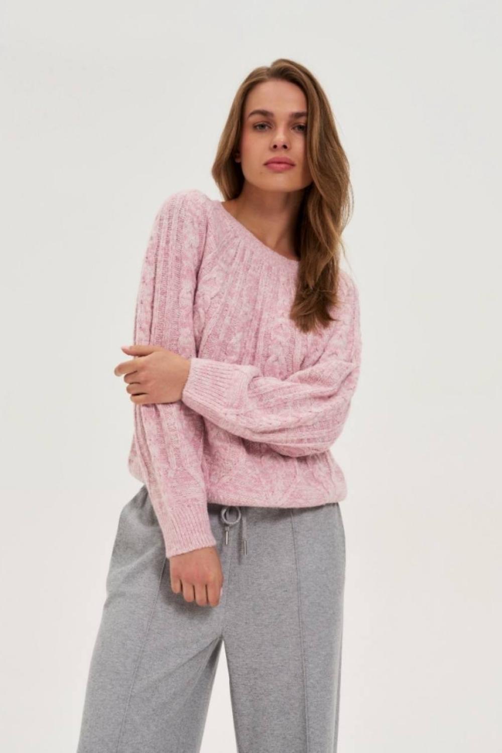Women's pink sweater