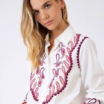 White embroidered shirt sidney-K-Realiz