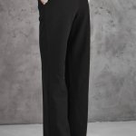 Gwyneth STIMMA loose-fitting black trousers
