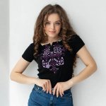 Вишита жіноча футболка Елегія MEREZHKA