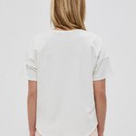 women's sweatshirt is presented in a bright orange color