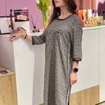 Сукня з вовни в клітинку Elegance love