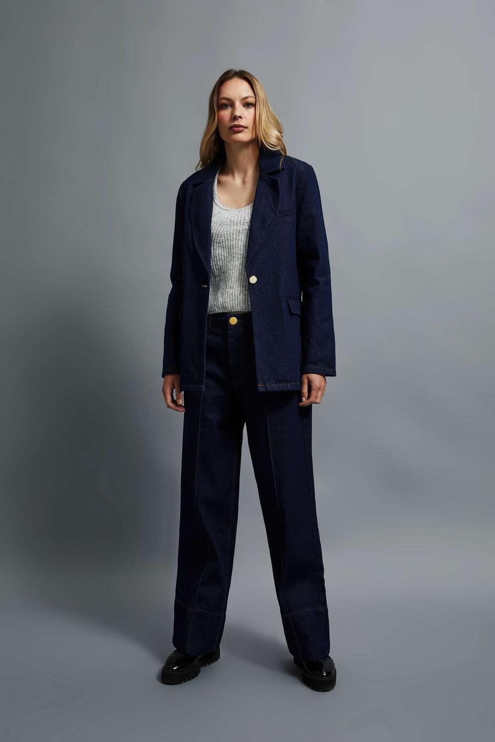 Jacket denim blue Z-MR-4203 MOODO