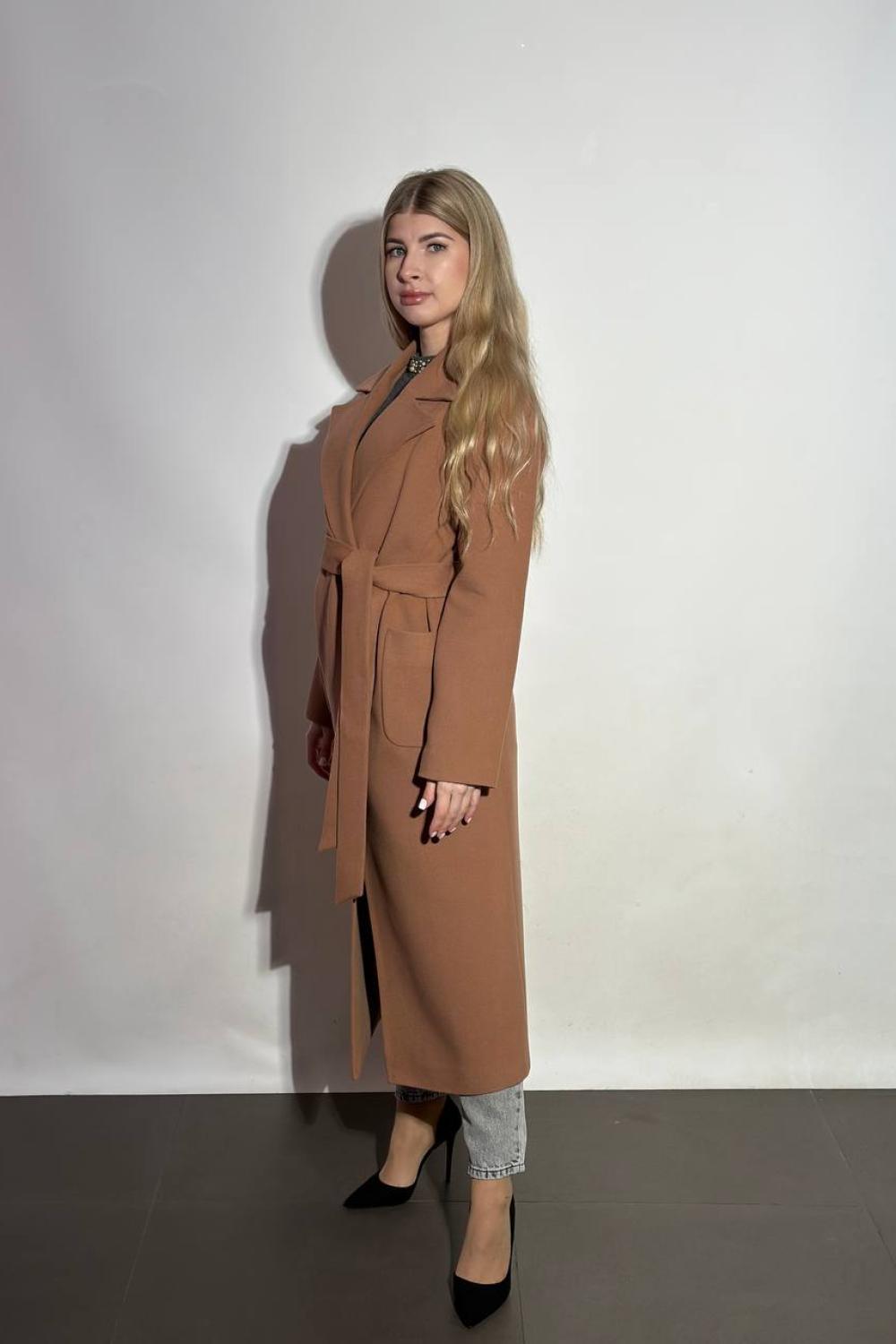 Caramel coat for women