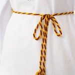 Yellow-brown cord belt MEREZHKA