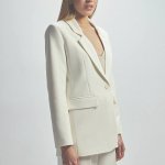 Blazer white by Notker STIMMA