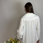 Блуза шифонова молочна