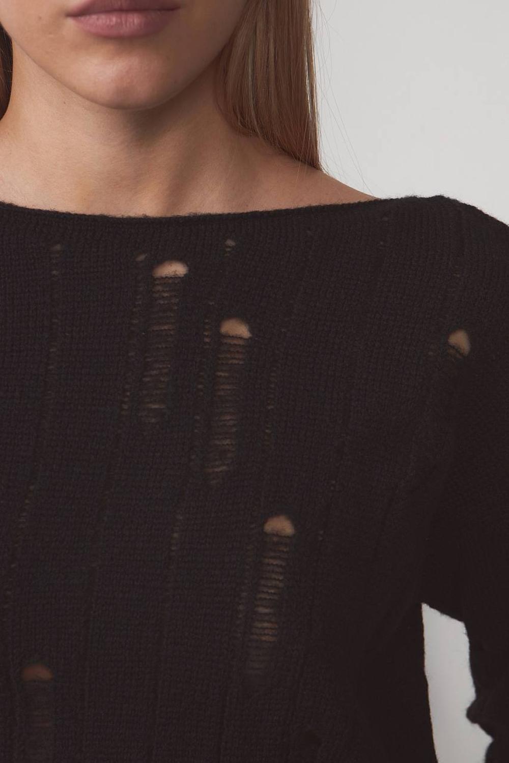 Black cropped jacket Armel STIMMA