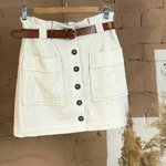 Спідниця молочна вельветова 20PE303-K-realiz