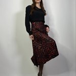 Спідниця плісе з червоними зірочками IMPERIAL