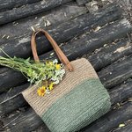 Сумка бежева з штучної соломи L-TO-4016 Moodo