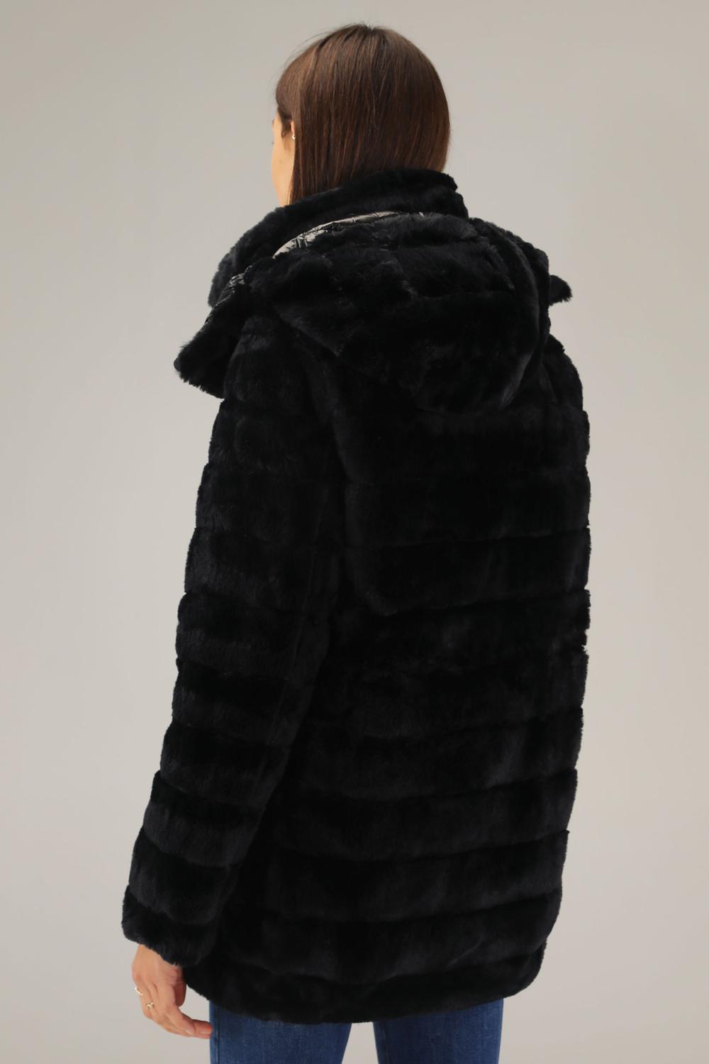 Two-sided women's black jacket 2107-2 UNISONO