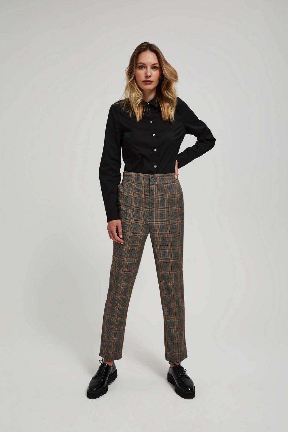Women's classic checked trousers Z-SP-4215 MOODO