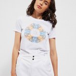 T-shirt white printed Moodo L-TS-3514