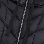 Women's black quilted jacket