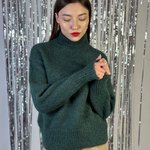 Warm women's light jacket 21AH123 LAURAMAX made of warm yarn