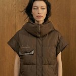 Куртка-жилетка шоколадна демісезон 8606-KR-realiz