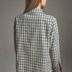 Grey plaid shirt
