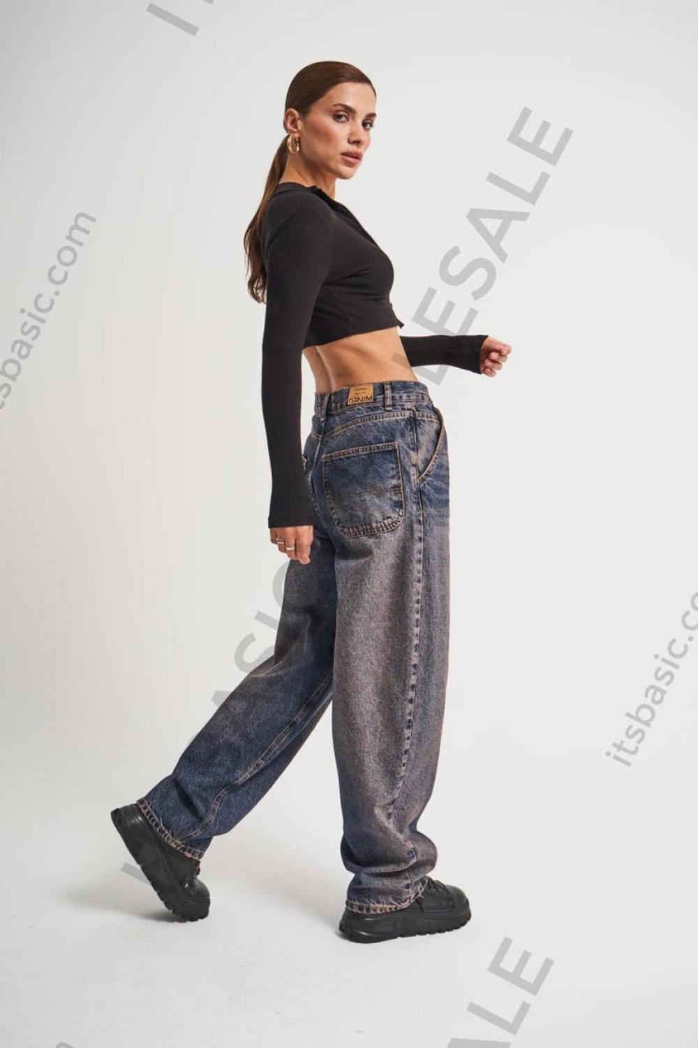 Vintage Pink Skater Jeans