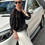 Embroidered jacket in black color 05445 MAXA