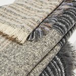 A grey scarf