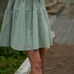 Mint mini dress by Devaitiya STIMMA