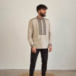Embroidered men's shirt Yakiv