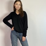 Джемпер класичний чорний Marina V