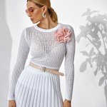 Напівпрозорий лонгслів Bellise 2491