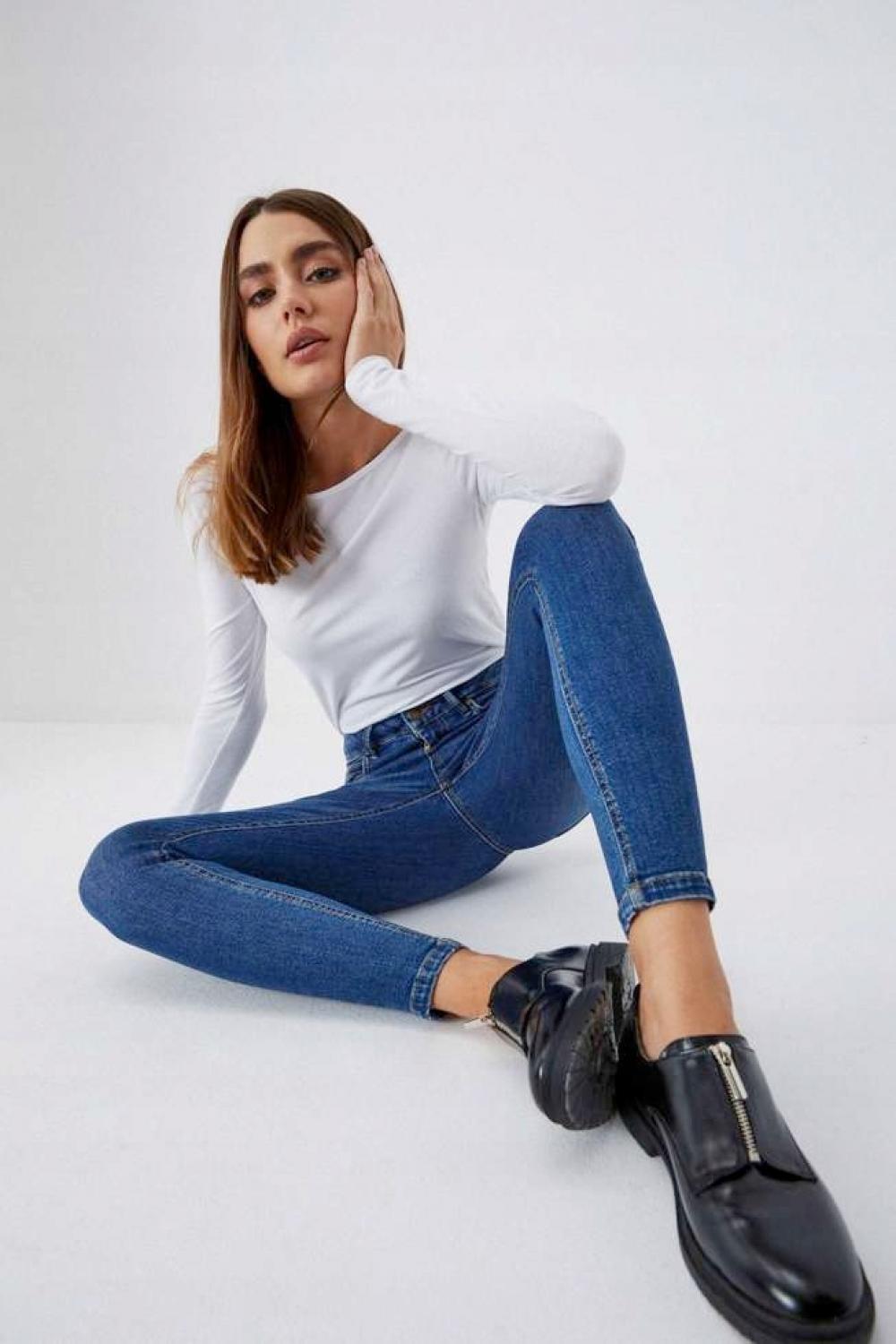 Blue skinny jeans Z-JE-3605 MOODO