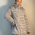 Two-sided women's silver jacket 2107-2 UNISONO