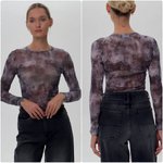 Translucent gray longsleeve