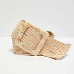 Belt braided beige Moodo L-PA-4000