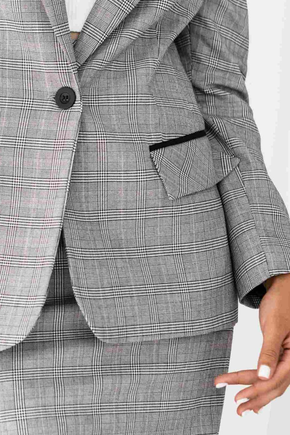 Suit women's classic check VERONIKA