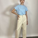 Джинси MOM Fit бежеві на резинці Solmar 2231-02