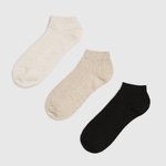 Women's monochrome socks ( 3 pairs )