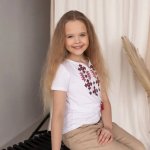 Embroidered t-shirt for a girl Starlight MEREZHKA