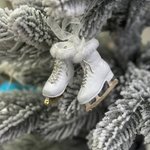 Новорічна підвіска/ Ковзани білі