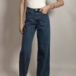 Джинси Wide Leg синього кольору 4003