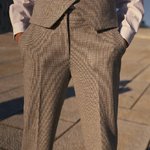 Classic grey mini check trousers Z-SP-4810-L-realiz