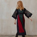 Вишита синьо-зелена сукня ГЕЛЕНА авторської роботи EMBROIDERED GEM