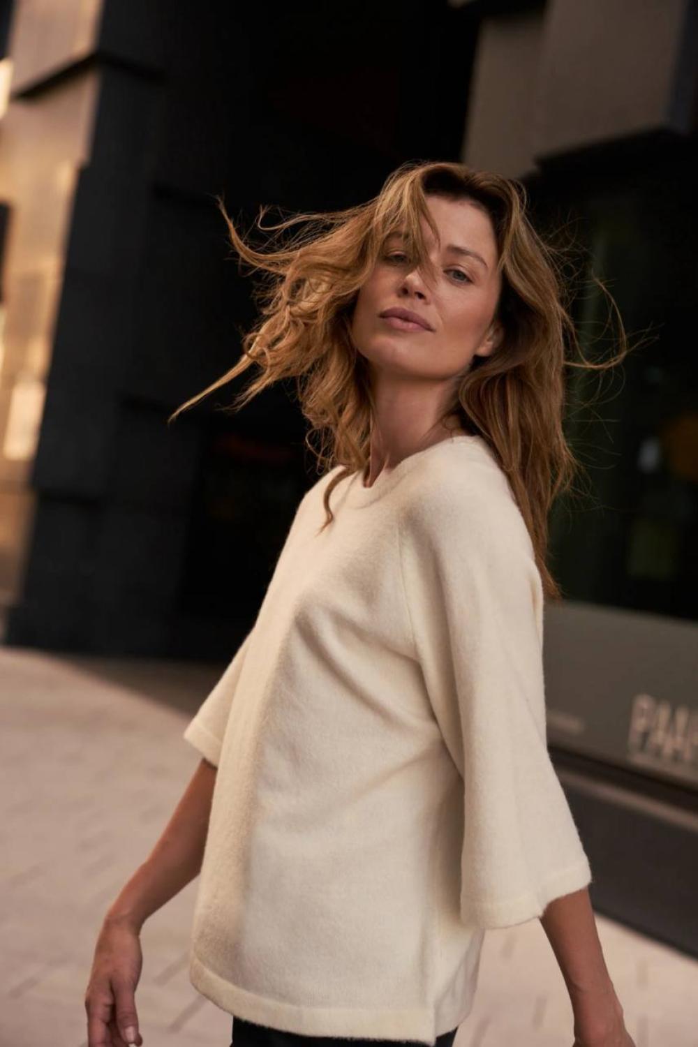 Women's white sweater