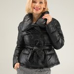 Women's jacket-transformer black with length adjustment 76-9860 UNISONO