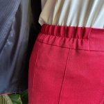 Classic red plus size suit Petro Soroka