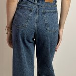 Джинси Wide Leg синього кольору 4003
