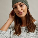 An olive hat