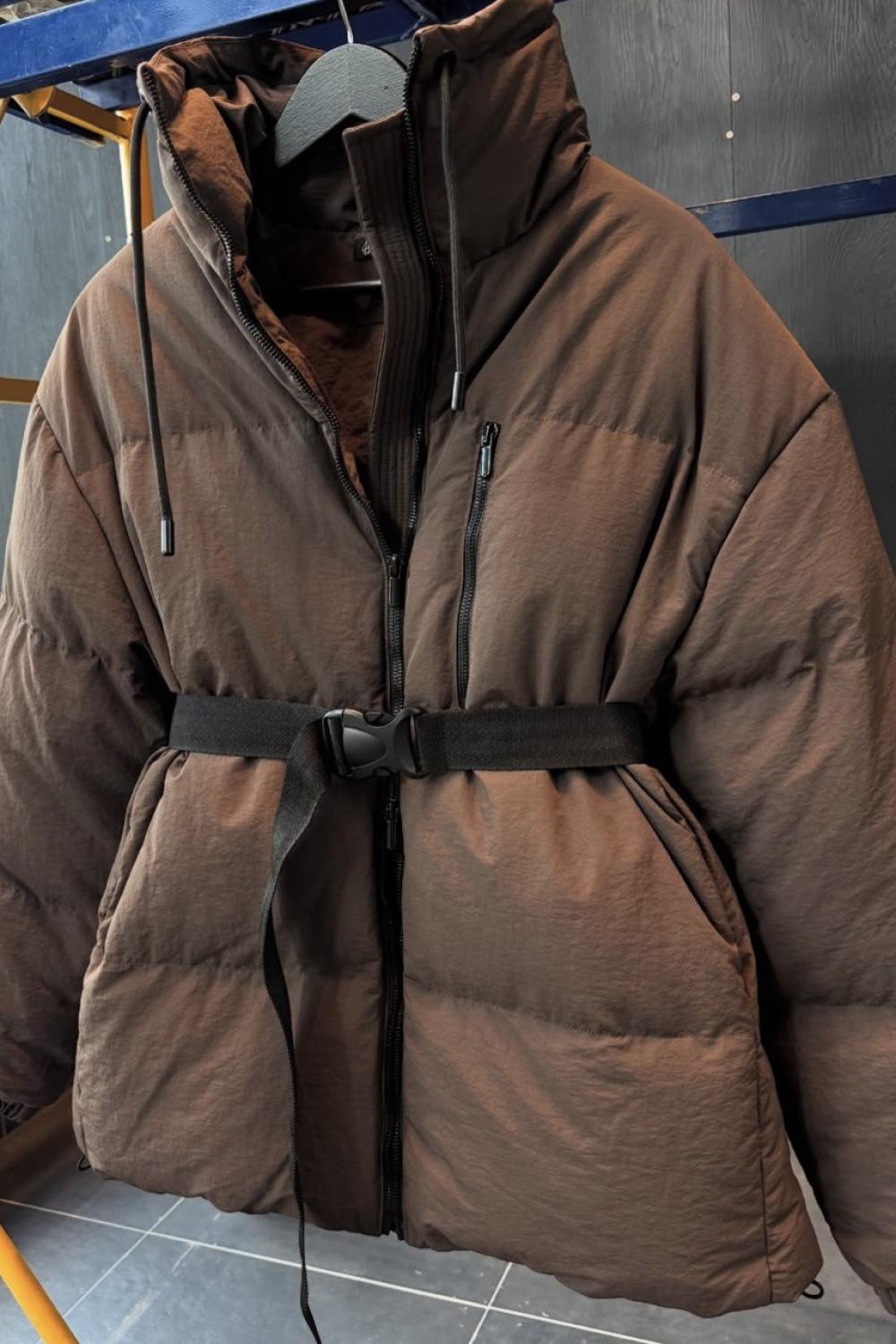 Brown winter jacket